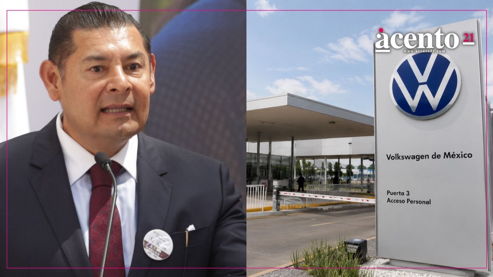 Asegura Alejandro Armenta que se dará acompañamiento a trabajadores separados de Volkswagen