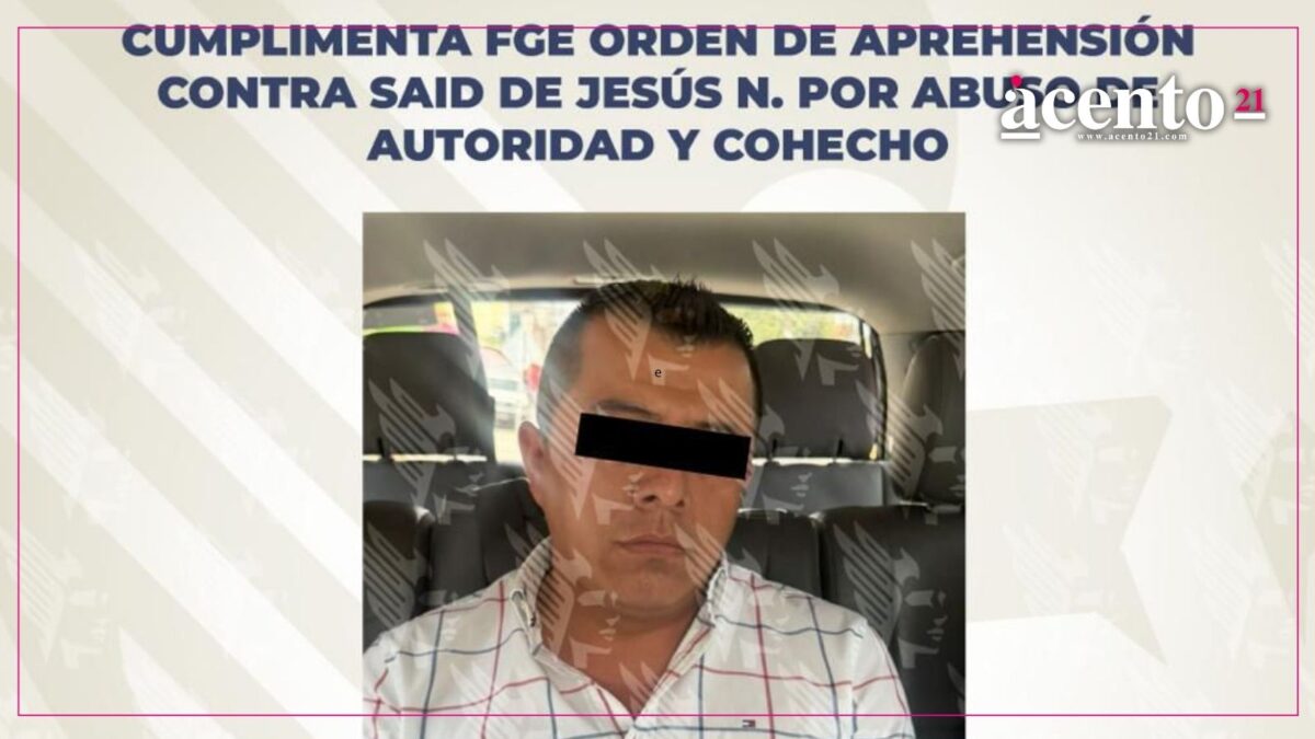 Detienen al alcalde de Tepeyahualco por abuso de autoridad y cohecho