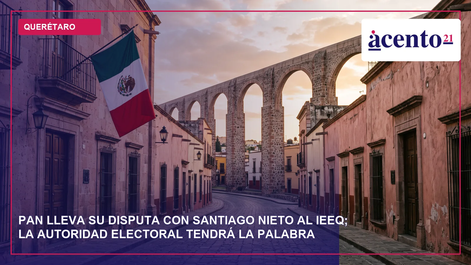 Edificio del Congreso del Estado de Querétaro visto desde la calle, sin personas