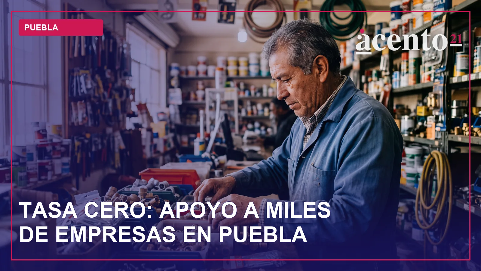 Un letrero que dice 'Negocio Abierto' en la entrada de un local comercial.