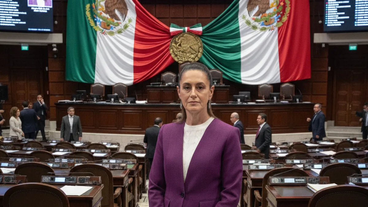 Reforma exige nacionalidad única para Presidencia y gubernaturas Una imagen conceptual de la bandera de México ondeando, simbolizando la soberanía nacional.