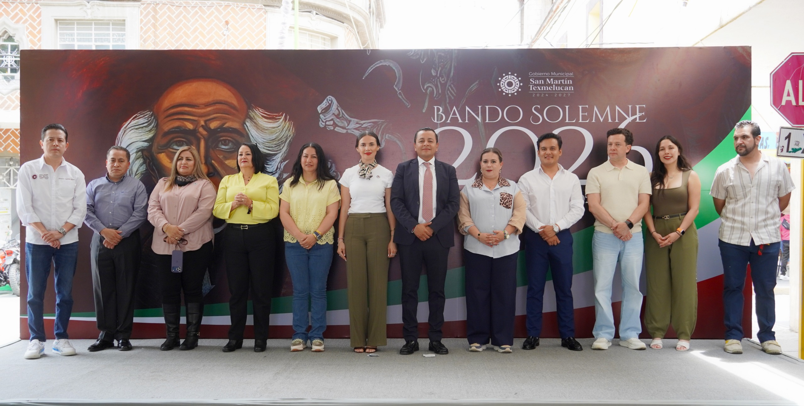 Juan Manuel Alonso inicia Fiestas Patrias 2026 en San Martín Texmelucan