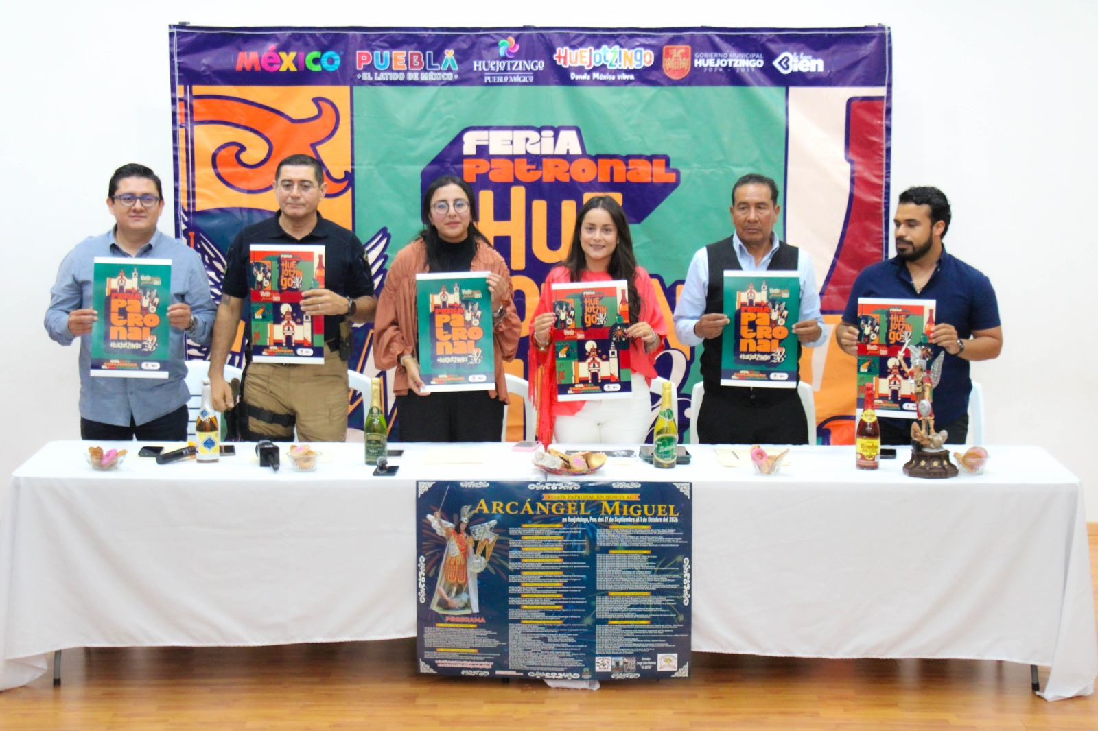 Huejotzingo alista su Feria Patronal 2026 en honor a San Miguel Arcángel