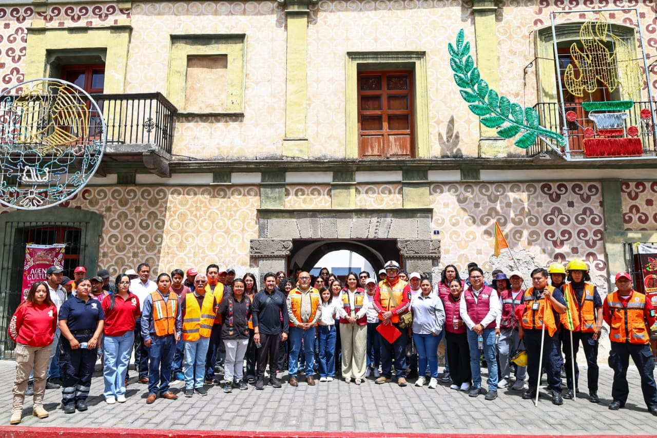 San Pedro Cholula participa en el Segundo Simulacro Nacional 2026
