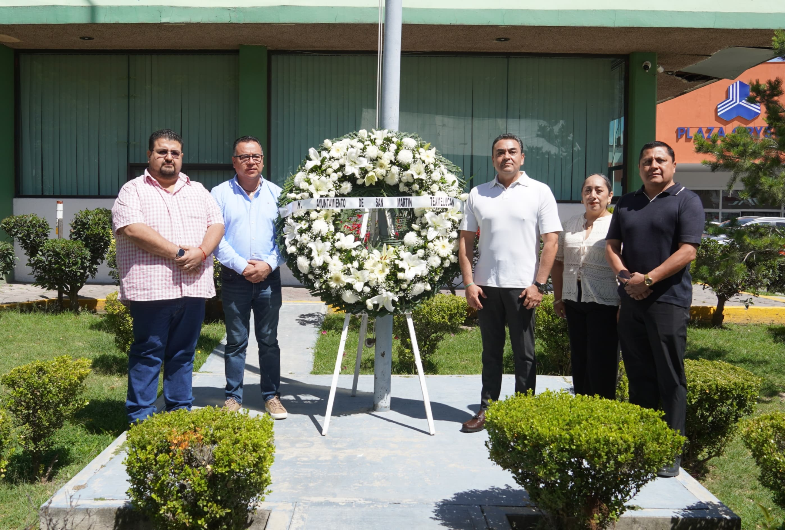 Texmelucan conmemora a las víctimas de los sismos de 1985 y 2017