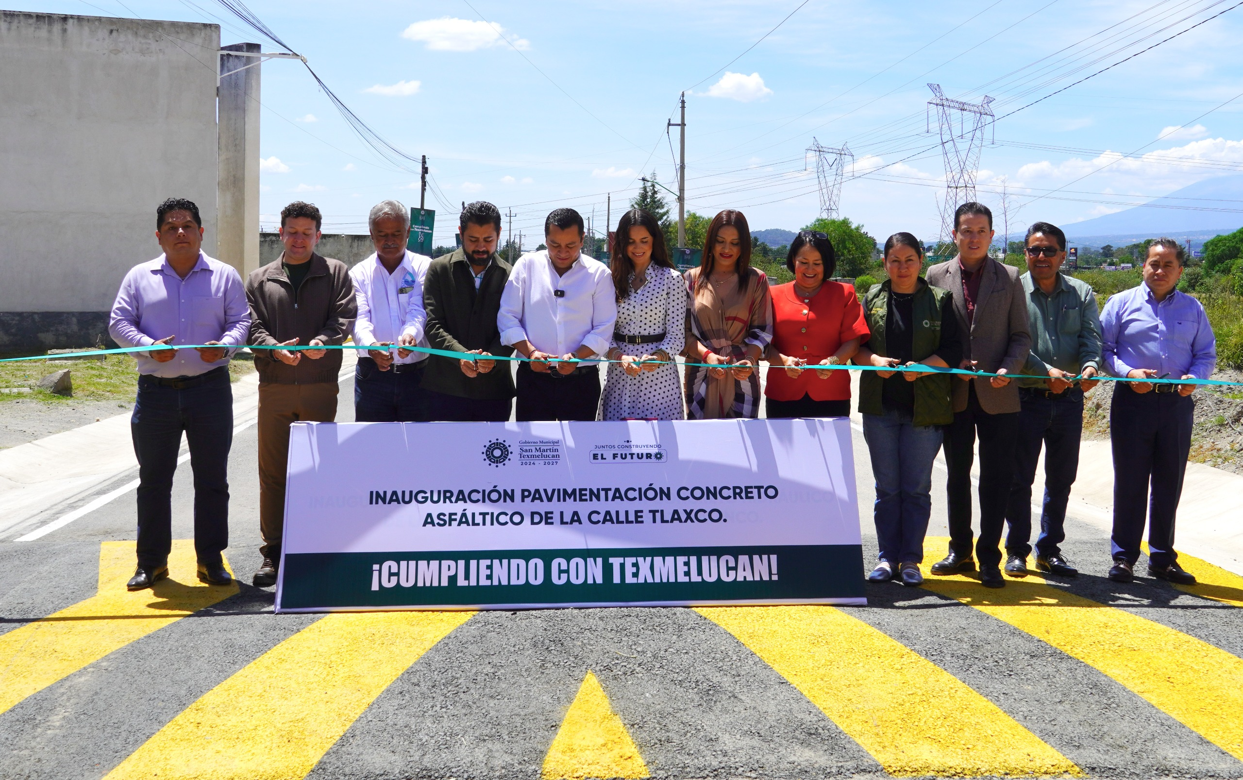 Texmelucan mejora acceso al ICATEP con nueva pavimentación de la calle Tlaxco