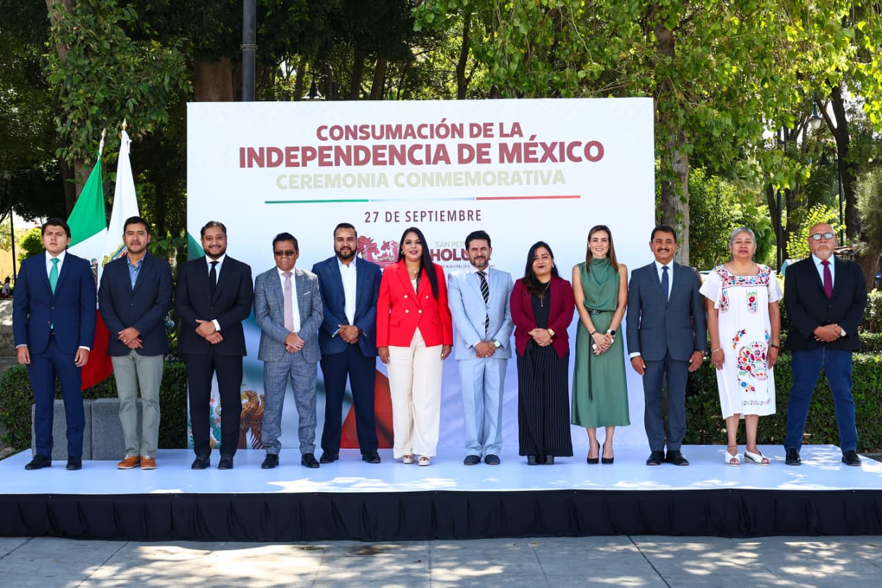 San Pedro Cholula conmemora 205 años de la Consumación de la Independencia de México San Pedro Cholula conmemora 205 años de la Consumación de la Independencia de México