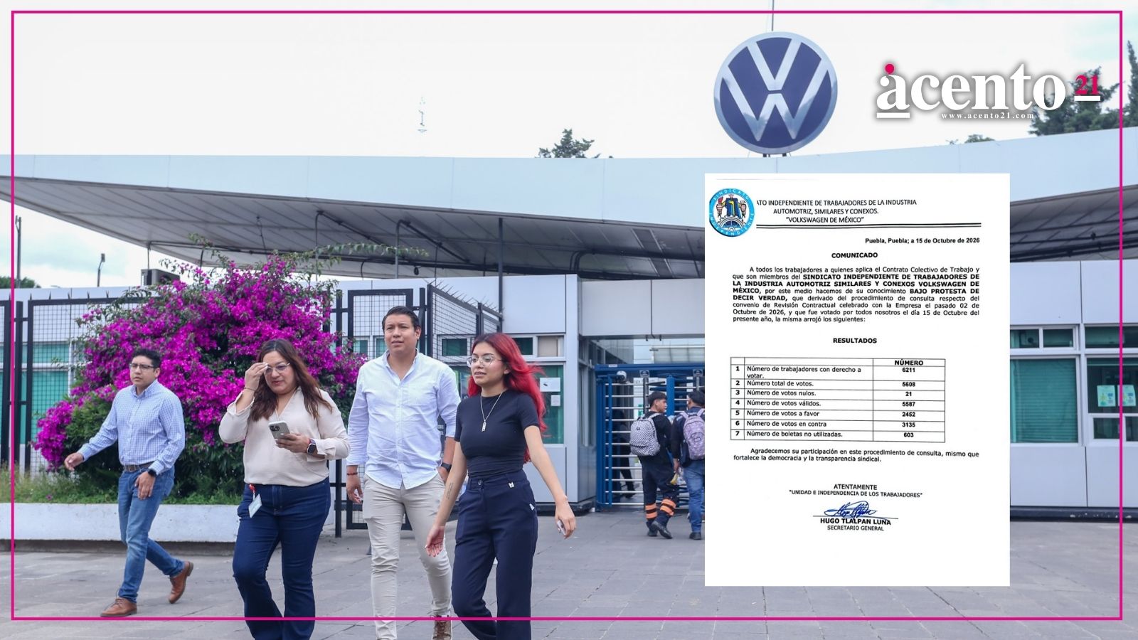 Crece riesgo de huelga en Volkswagen Puebla tras rechazo a propuesta salarial