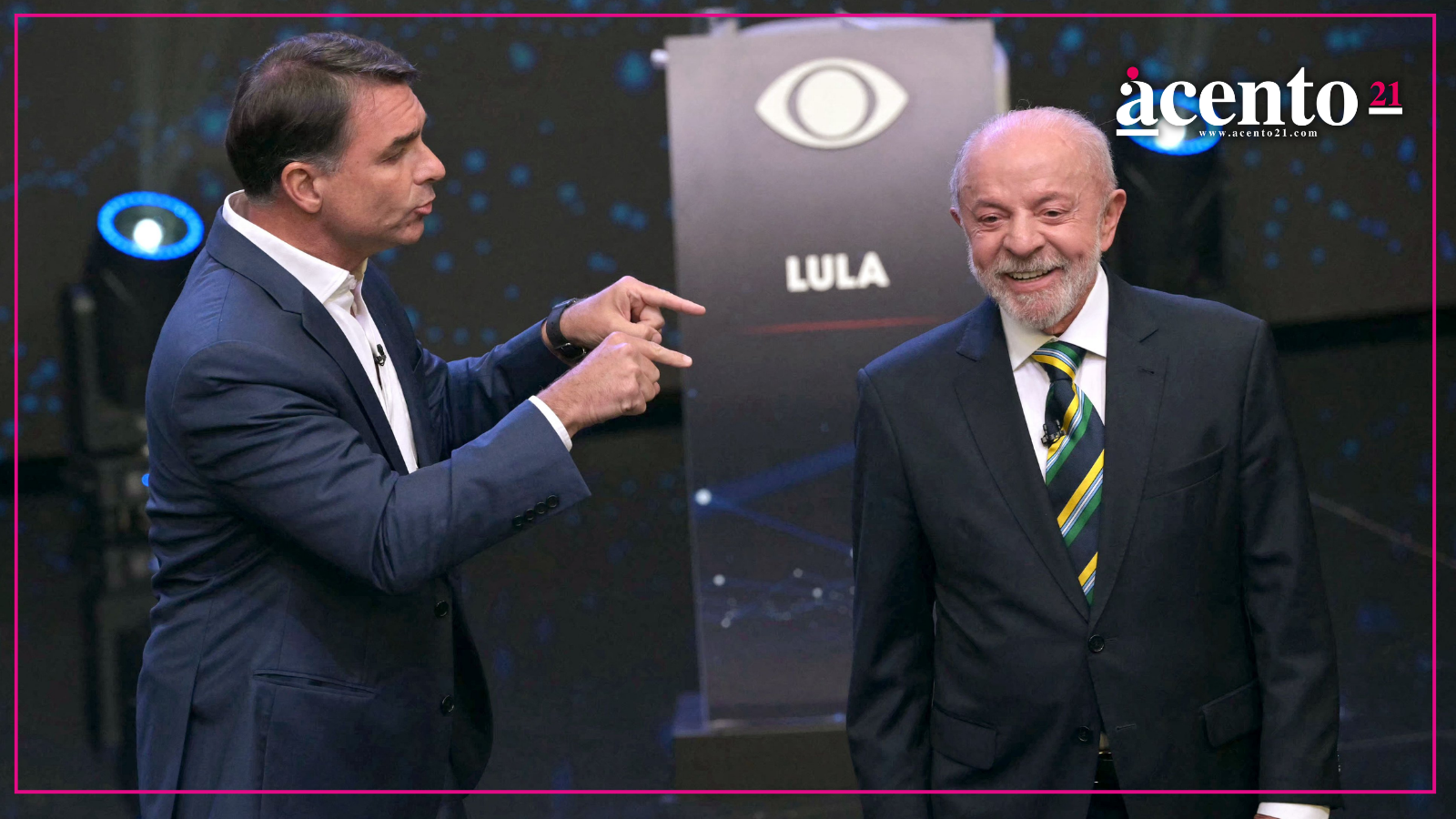 Lula y Flávio Bolsonaro protagonizan su primer cara a cara por la Presidencia de Brasil