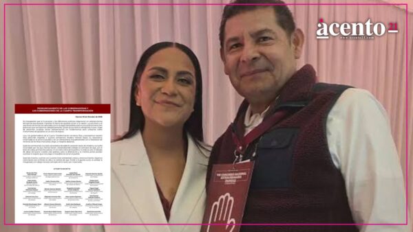 Alejandro Armenta respalda a Ariadna Montiel tras señalamientos de Maru Campos