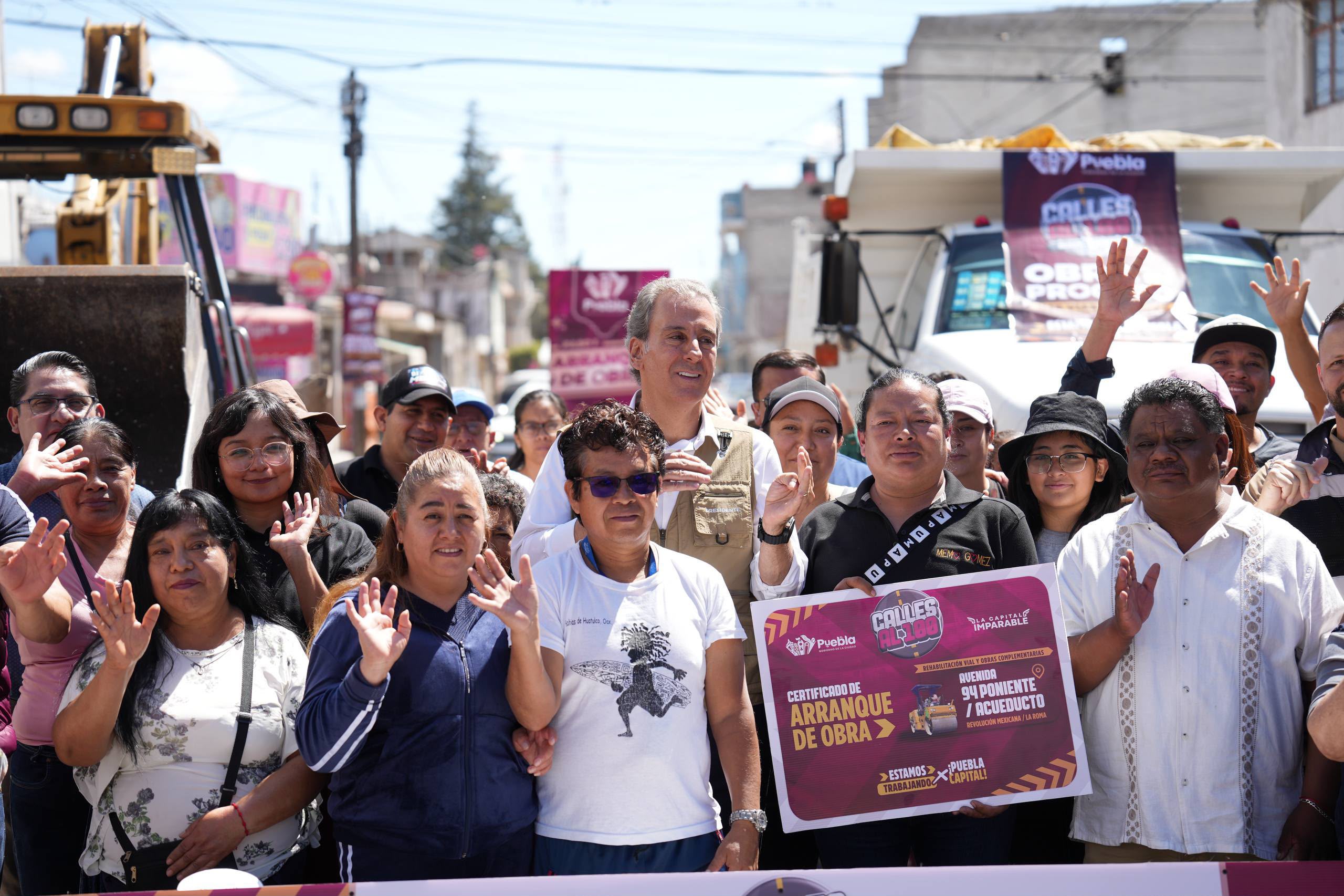 Inicia Pepe Chedraui trabajos de rehabilitación vial en San Sebastián de Aparicio