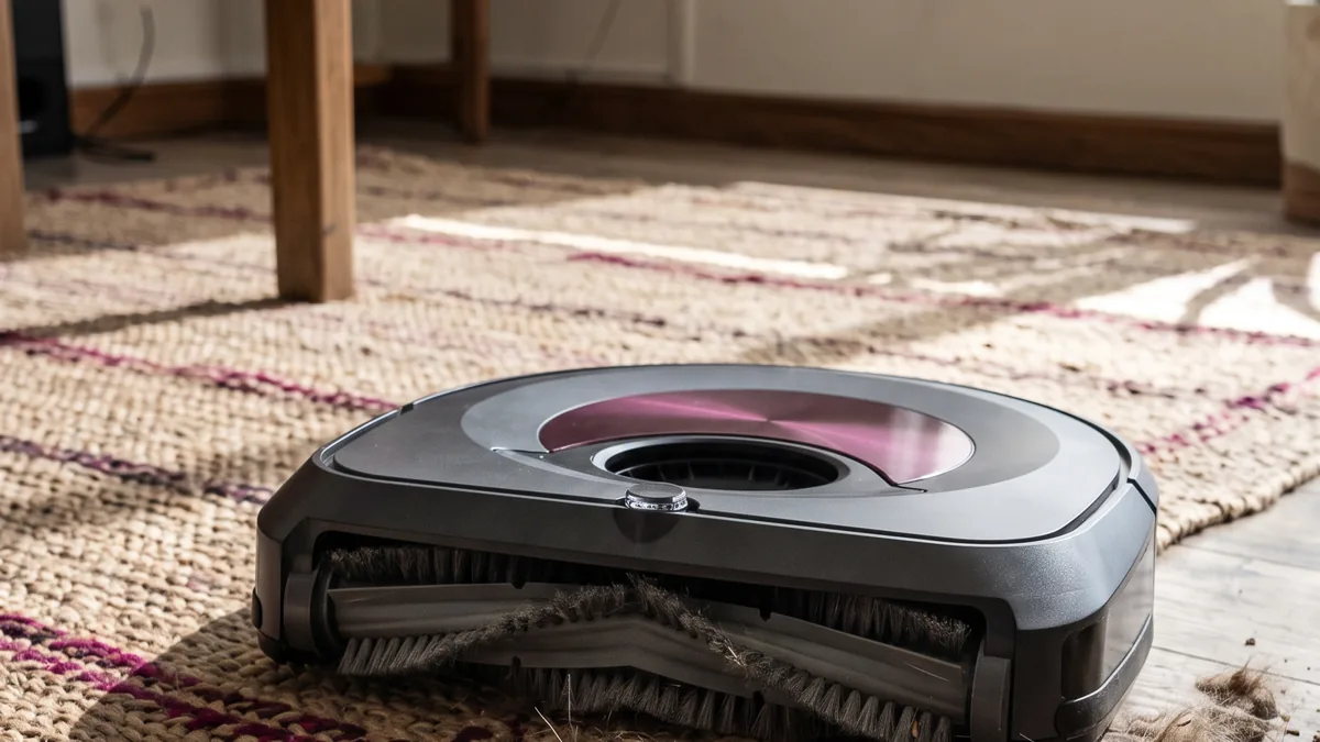 Dreame X60 Max Ultra tiene 35,000 Pa de succión en México Aspiradora robot Dreame X60 Max Ultra Complete limpiando un piso