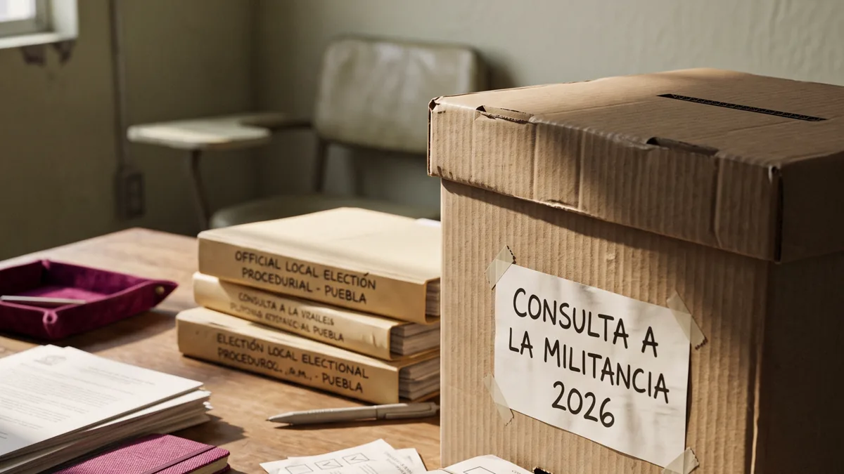 PAN Puebla elige candidato a la alcaldía el 6 de diciembre de 2026 Militantes del PAN en Puebla durante una asamblea interna