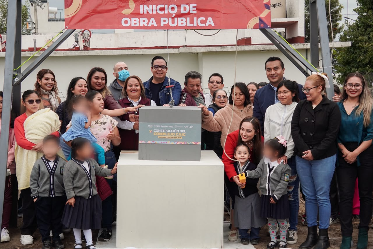 Roberto Solís y Shamy Spezia arrancan construcción de nuevo CAIC en Huejotzingo
