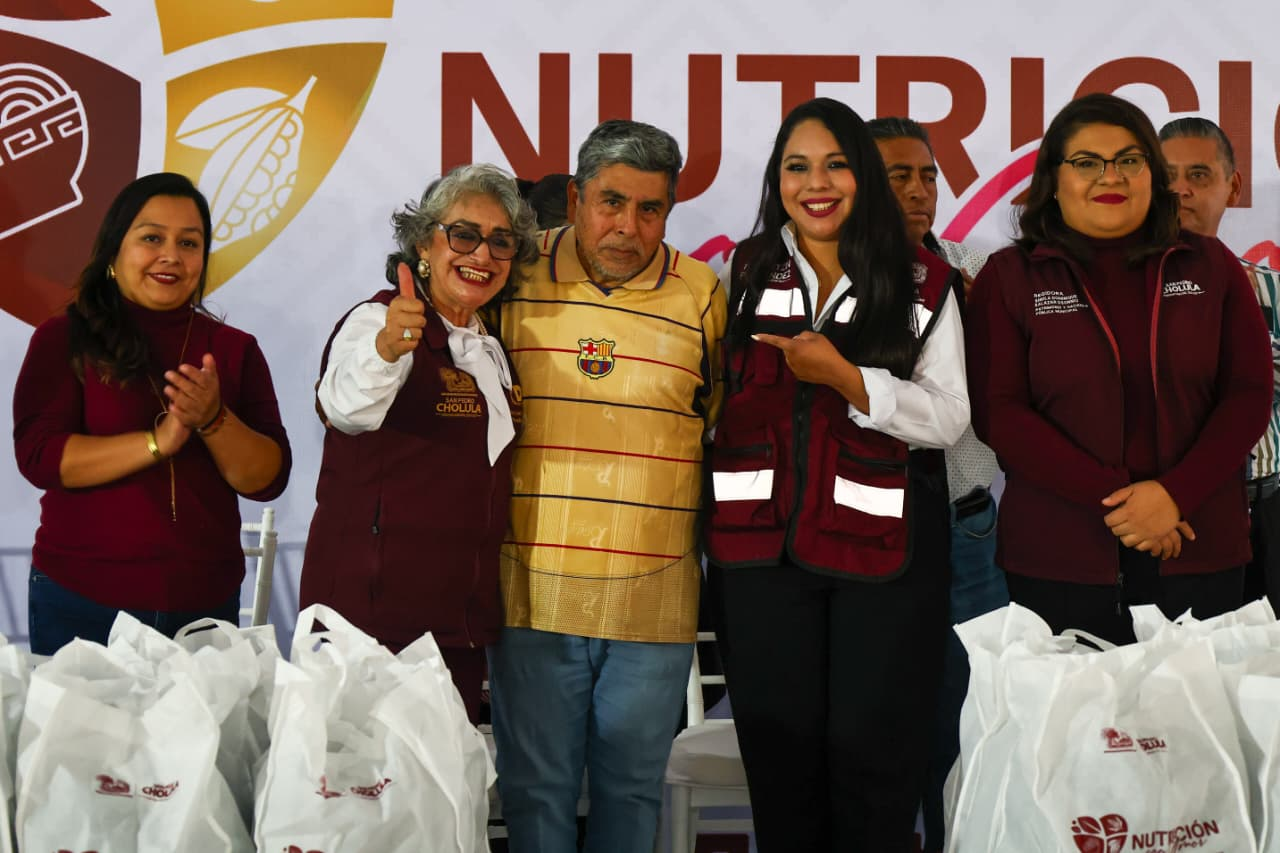 Impulsa Tonantzin Fernández el programa Nutrición con Amor en San Pedro Cholula