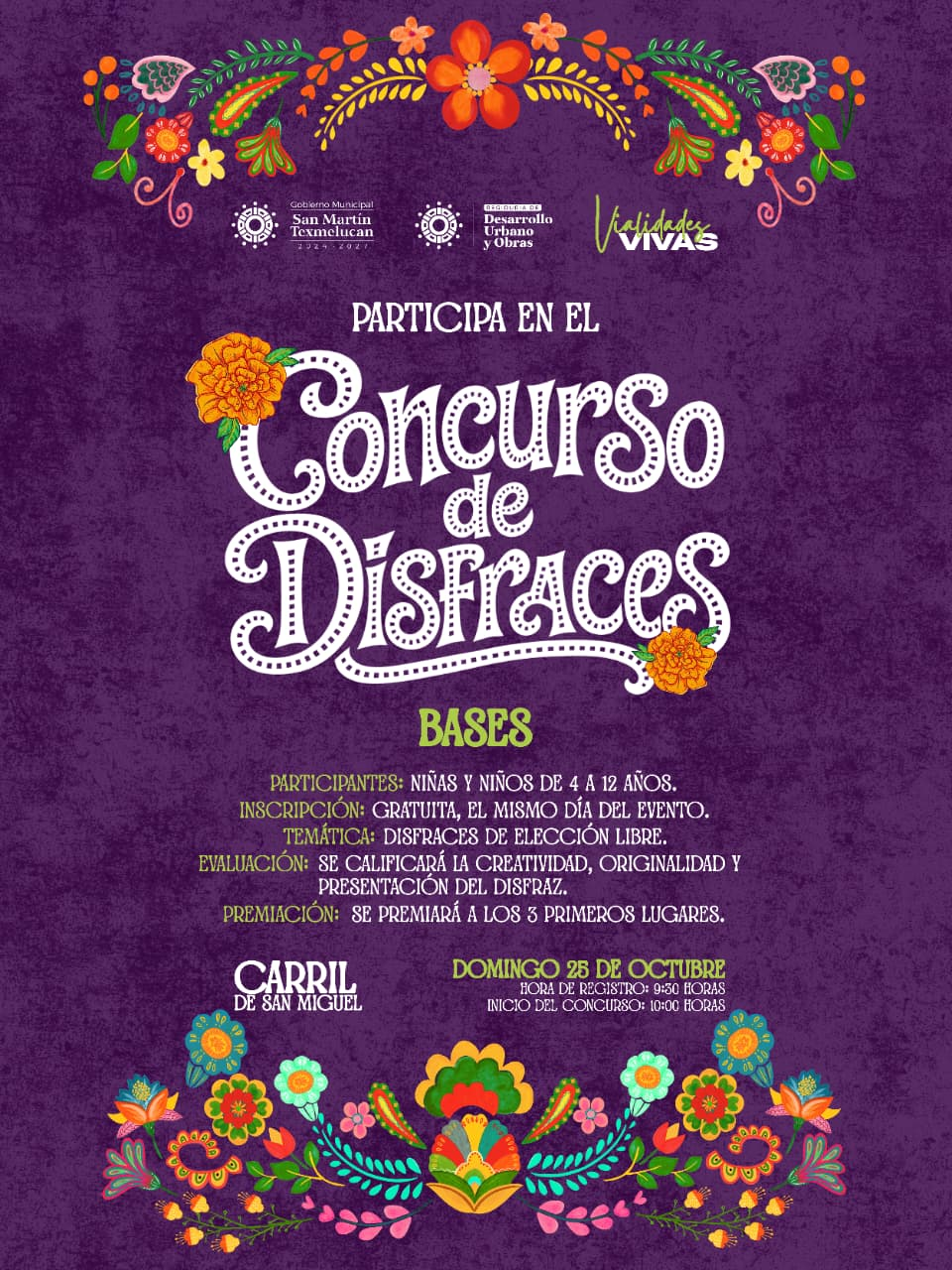 “Vialidades Vivas” llevará tradición, cultura y convivencia familiar a Texmelucan