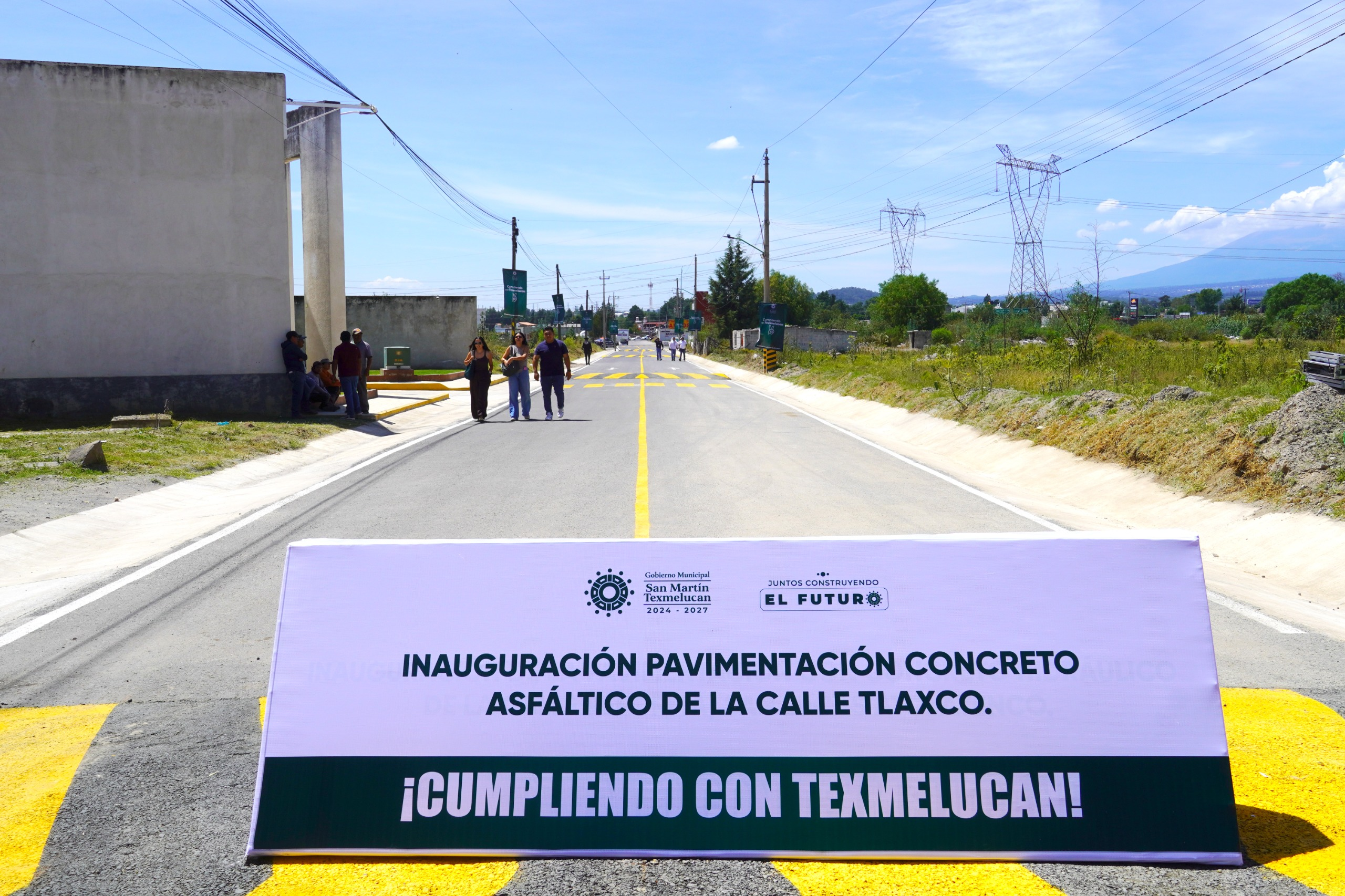 Texmelucan fortalece infraestructura vial con más de 57 mil metros cuadrados de pavimentación